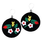 Kolczyki Folk - Haft Kociewski