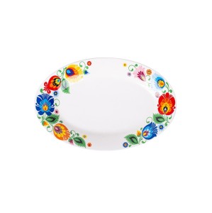 Półmisek Folk - Wzory Łowickie - Mały