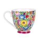Kubek Folk 350 ml w pudełku - wzory opolskie