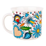 KUBEK FOLK 350 ML - WZORY KASZUBSKIE