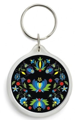 brelok okragly haft kaszubski czarny.jpg