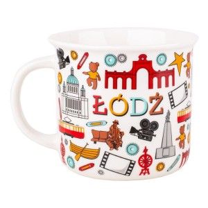 Kubek 350 ml - Łódź Symbole