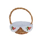 Serwetka do Koszyczka Wielkanocnego - Haft Łowicki - Róże