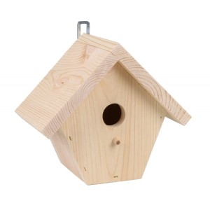 DREWNIANA BUDKA LĘGOWA DIY DO SAMODZIELNEGO POMALOWANIA