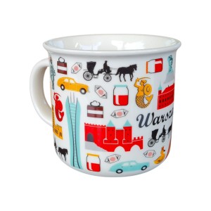 Kubek 350 ml - Warszawa Symbole