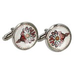 Spinki do mankietów Folk - Wzory Góralskie - Parzenica