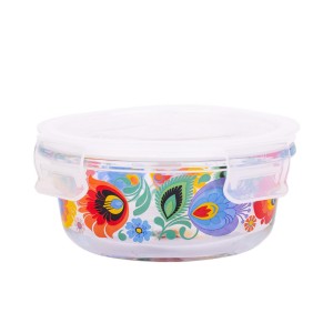 Pojemnik szklany Folk 375 ml - Wzory Łowickie