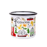 Kubek emaliowany 500 ml - Trójmiasto Symbole