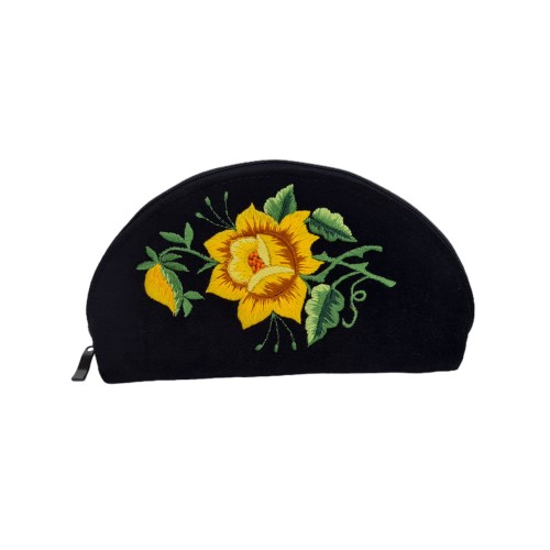 Kosmetyczka-z-czarnego-aksamitu-haft-lowicki-zolta-roza1.jpg