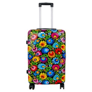 Walizka Folk - Wzory Łowickie - Średnia